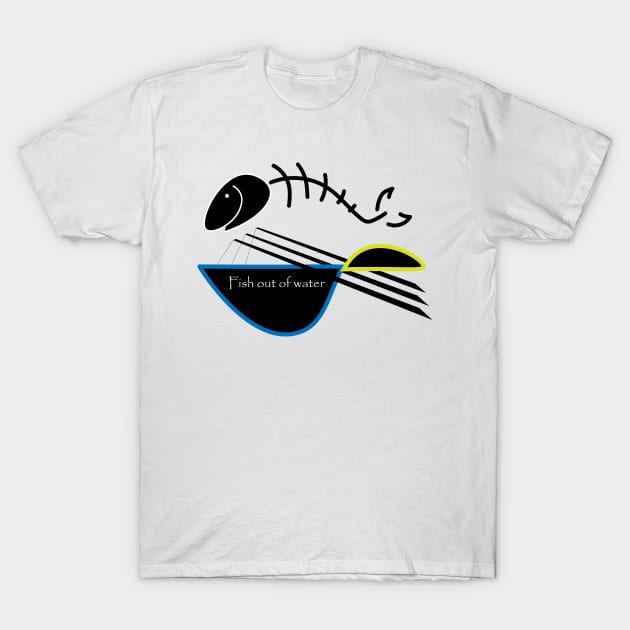 Fish out of water T-Shirt by OG1